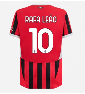 AC Milan Rafael Leao #10 Primera Equipación 2024-25 Manga Corta